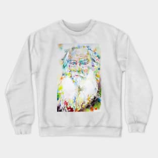 LEO TOLSTOY watercolor portrait .5 Crewneck Sweatshirt